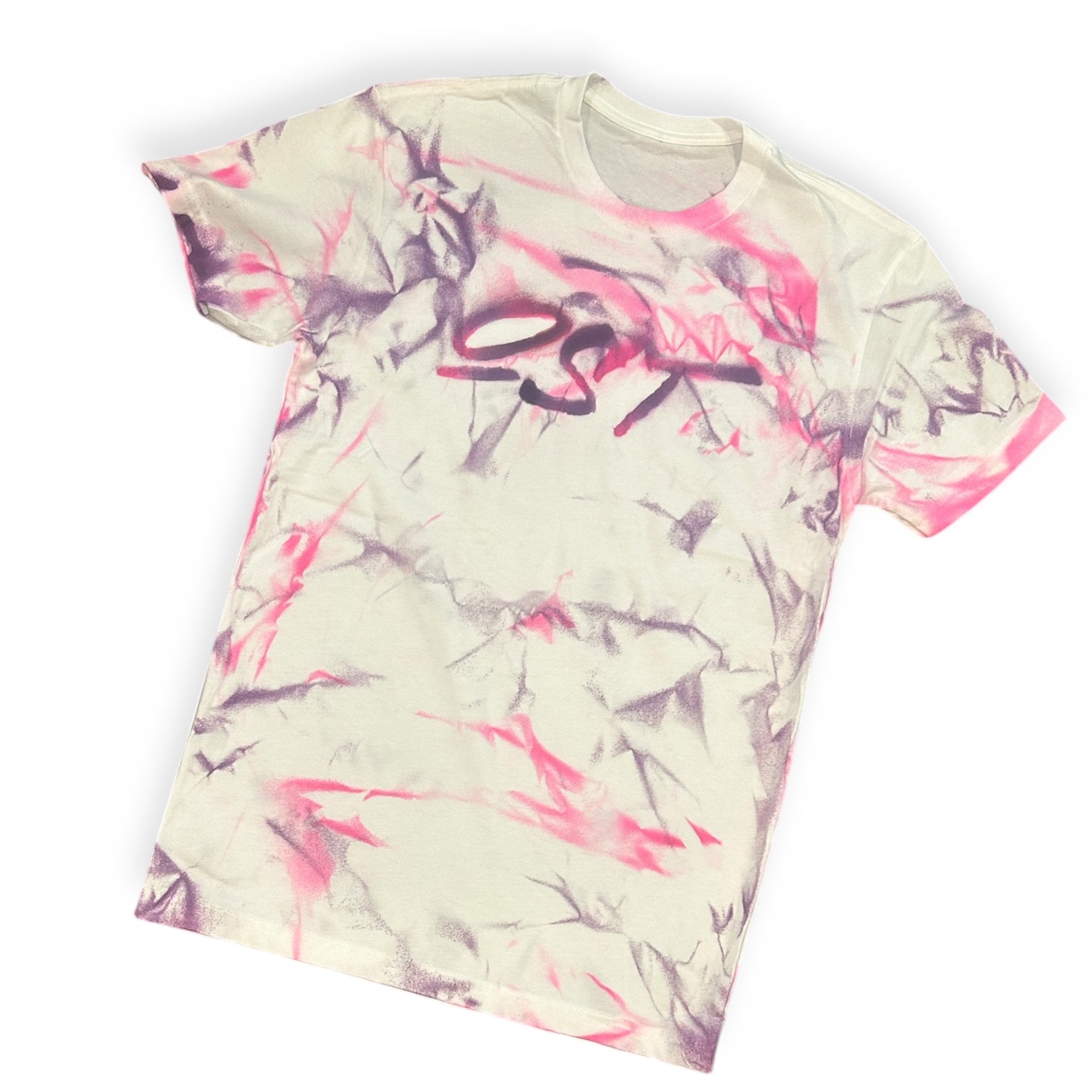 WOMEN OST WAVEY PINK & PURPLE SHIRT