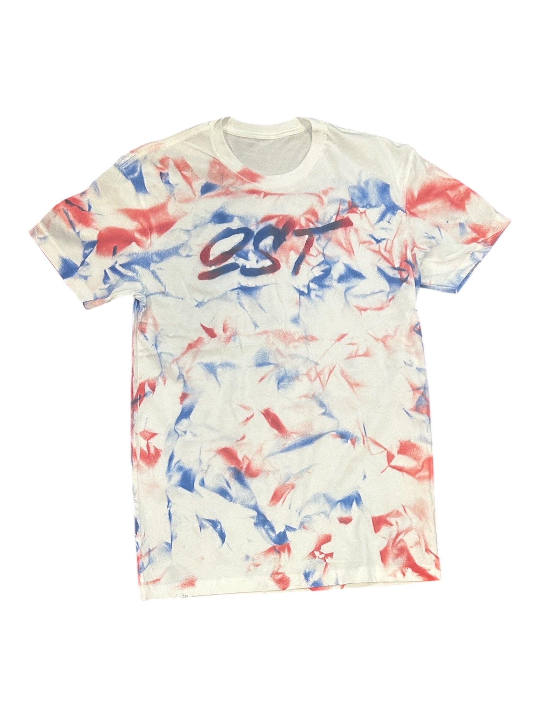 OST WAVEY RED WHITE & BLUE SHIRT