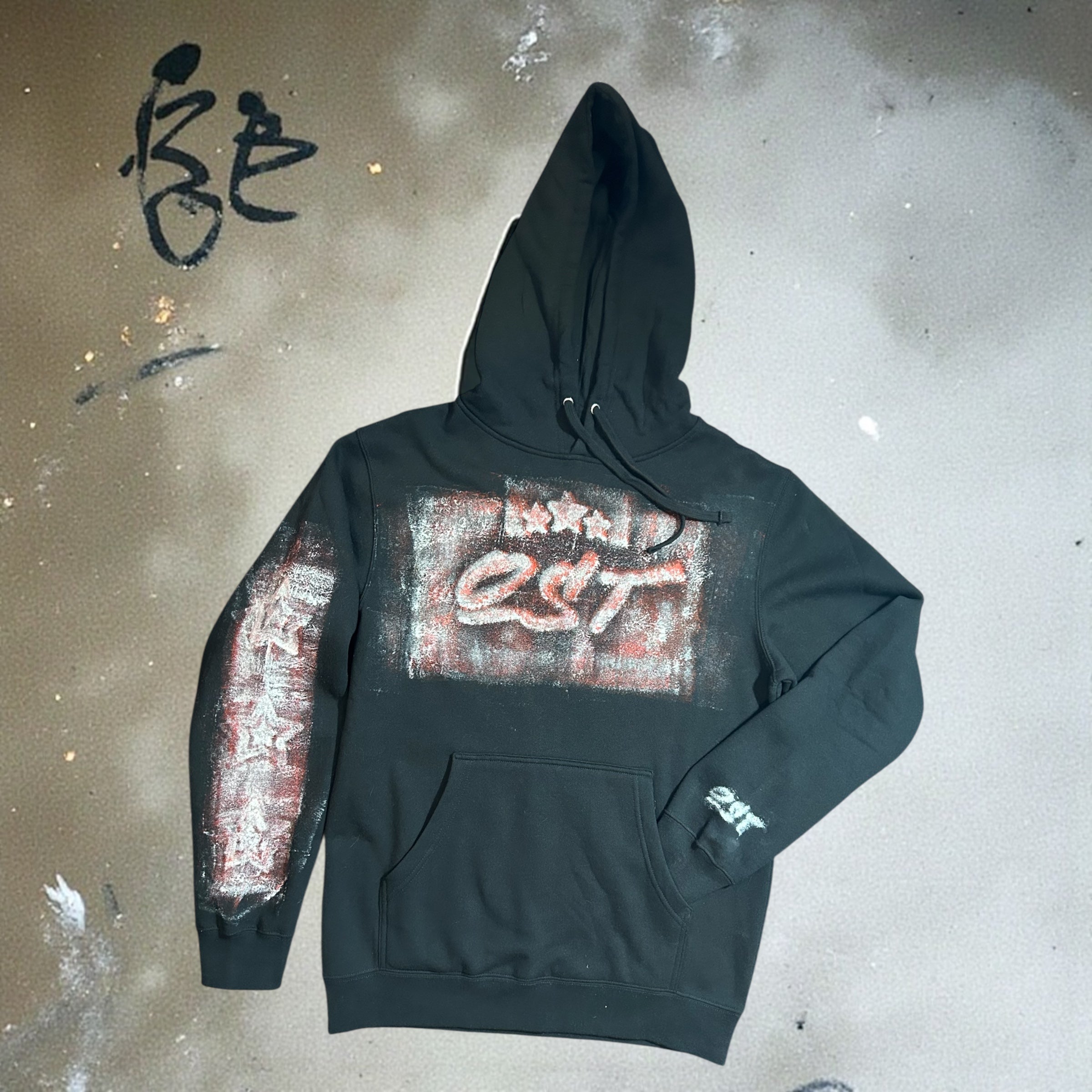 OST RED & GRAY STAR HOODIE