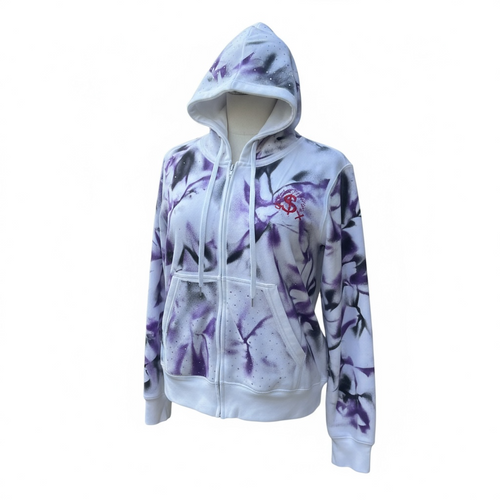 Her offset threads hustle more hoodie